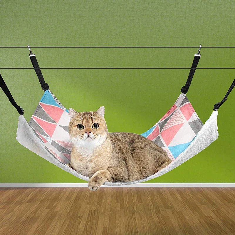 Hanging Cat Hammock Pet Supplies Cat Sleeping Bag Pet Cat Cage Breathable Double-sided Available Warm Cat Bed Mat NEW
Hanging Cat Hammock Pet Supplies Cat Sleeping Bag Pet Cat Cage Breathable Double-sided Available Warm Cat Bed Mat NEW