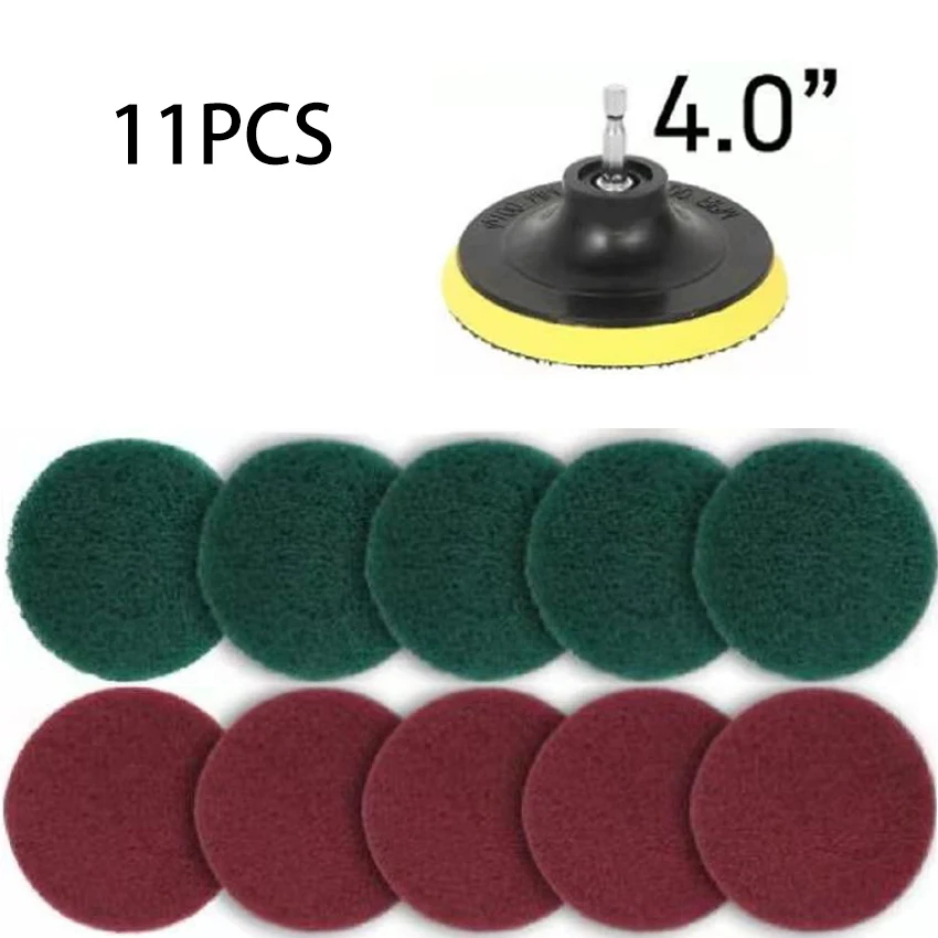 11Pcs 100mm Angle Grinder Scouring Cloth Disc Scour Tools Car Scouring Backing Pad For Cleaning Showers Bathtubs Sinks
11Pcs 100mm Angle Grinder Scouring Cloth Disc Scour Tools Car Scouring Backing Pad For Cleaning Showers Bathtubs Sinks