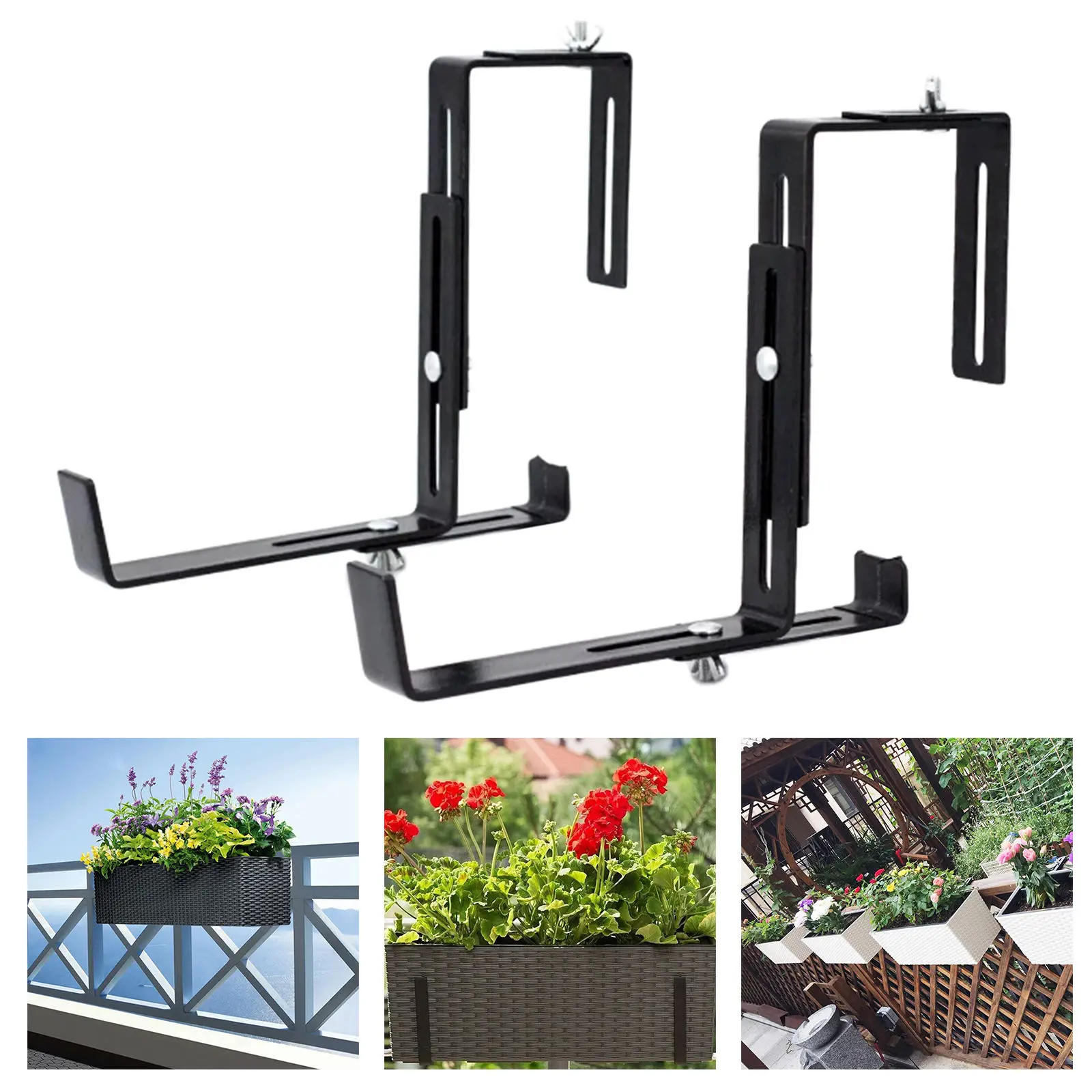 1 Pair Hanging Plant Hanger Decoration Wall Hooks for Yard Fence Garage Deck Bird Feeder
1 Pair Hanging Plant Hanger Decoration Wall Hooks for Yard Fence Garage Deck Bird Feeder