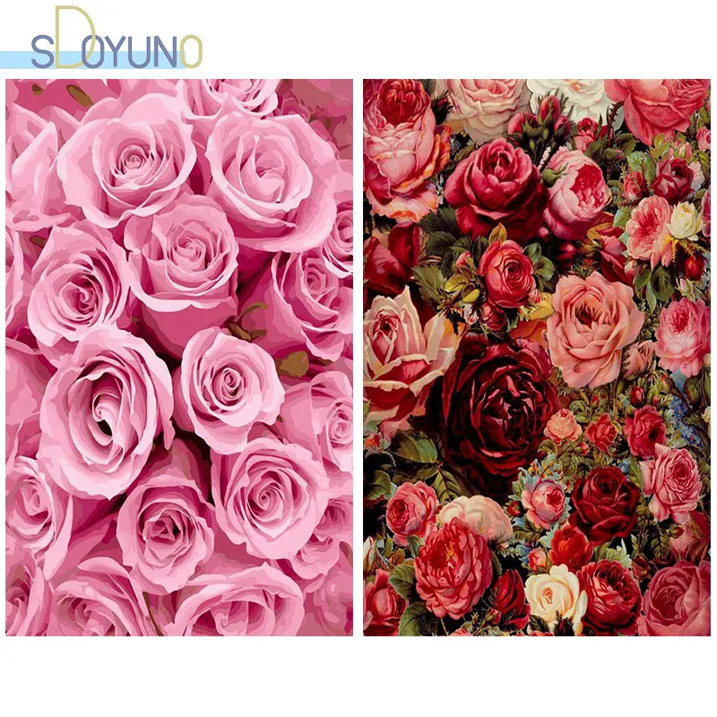 SDOYUNO 60X75cm Paint By Numbers Kits For Adults Rose Frameless Oil Painting By Numbers On Canvas Flowers DIY Digital Painting
SDOYUNO 60X75cm Paint By Numbers Kits For Adults Rose Frameless Oil Painting By Numbers On Canvas Flowers DIY Digital Painting