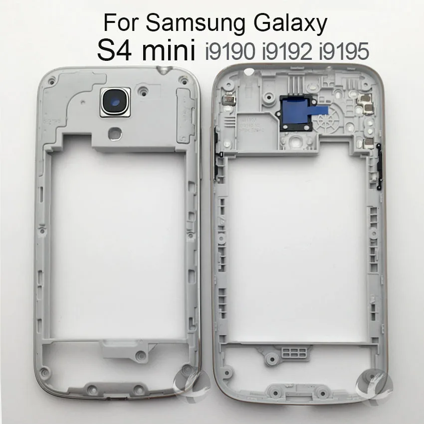 Оригинальная новая средняя рамка для Samsung Galaxy S4 mini i9190 i9192 i9195 корпус ободок +