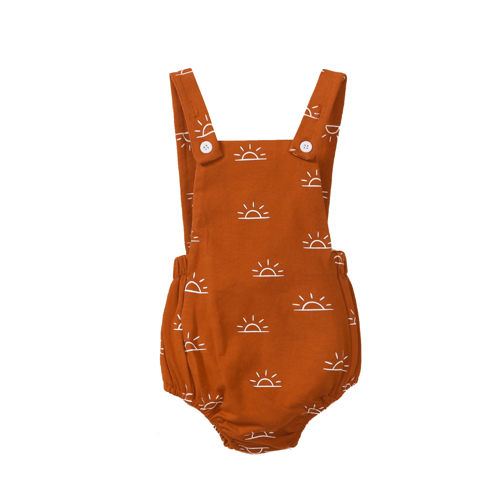 Summer Baby Rompers Newborn Sleeveless Backless Clothes Infant Boys Girls Sun Print Button Strap Jumpsuits Cotton Soft Outfits
Summer Baby Rompers Newborn Sleeveless Backless Clothes Infant Boys Girls Sun Print Button Strap Jumpsuits Cotton Soft Outfits