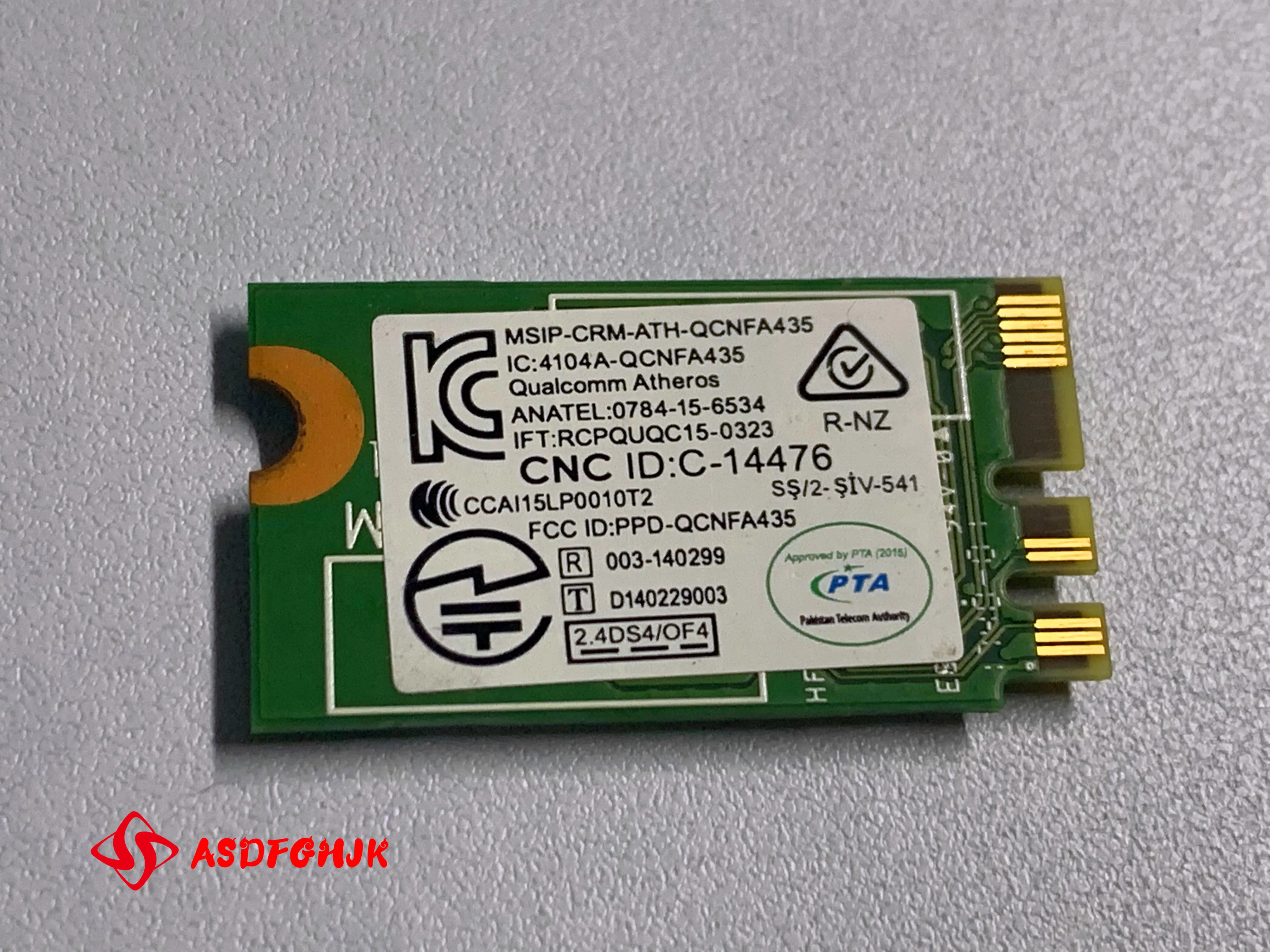 FOR DELL INSPIRON 5576 Wireless WIFI Bluetooth Card V91GK 0V91GK CN-0V91GK fast shipping
FOR DELL INSPIRON 5576 Wireless WIFI Bluetooth Card V91GK 0V91GK CN-0V91GK fast shipping