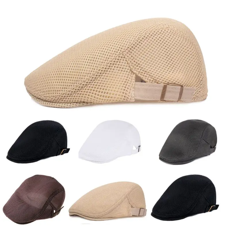 Мужская Воздухопроницаемая сетчатая летняя кепка «утиный нос», берет газетчика, кепка «Плющ», плоская мягкая Регулируемая уличная Кепка для вождения
Мужская Воздухопроницаемая сетчатая летняя кепка «утиный нос», берет газетчика, кепка «Плющ», плоская мягкая Регулируемая уличная Кепка для вождения