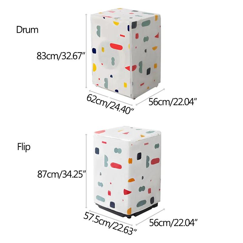1PC PEVA Roller And Flip Washing Machine Dust Cover Floral Geometric Waterproof Case Protective Dust Jacket
1PC PEVA Roller And Flip Washing Machine Dust Cover Floral Geometric Waterproof Case Protective Dust Jacket