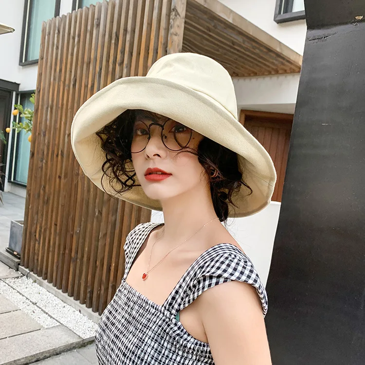 Spring Summer New Cotton Linen Wide Brim Color Fisherman Hat Women Fashionable Foldable Cloth Cap Travel Casual Sun-Proof Hat
Spring Summer New Cotton Linen Wide Brim Color Fisherman Hat Women Fashionable Foldable Cloth Cap Travel Casual Sun-Proof Hat