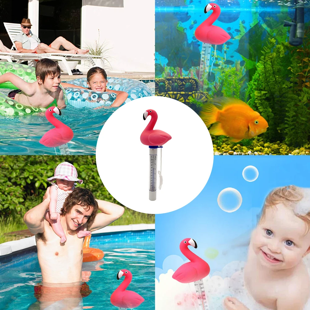 Swimming Pool Floating Water Thermometer Gauge Cartoon Flamingo Shape Thermometers With String For Swimming Pools Spas Hot Tubs
Swimming Pool Floating Water Thermometer Gauge Cartoon Flamingo Shape Thermometers With String For Swimming Pools Spas Hot Tubs