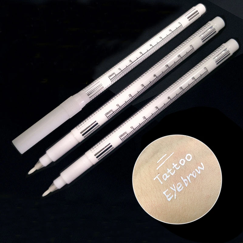 Newest White Eyebrow Marker Pen Microblading Supplies Tattoo Surgical Skin Marker Pen for Permanent Makeup Eyebrow Scribe Tool
Newest White Eyebrow Marker Pen Microblading Supplies Tattoo Surgical Skin Marker Pen for Permanent Makeup Eyebrow Scribe Tool
