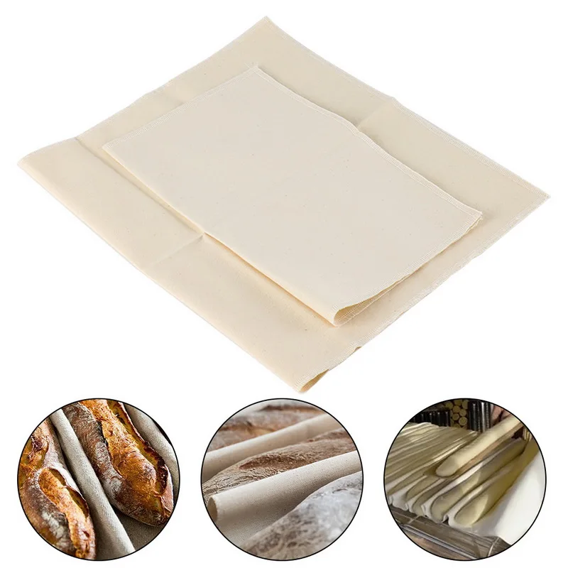Thick Linen Fermented Cloth Dough Bakers Pans Proofing Bread Baguette Baking Mat Pastry Proofing Flax Cloth Kitchen Tools
Thick Linen Fermented Cloth Dough Bakers Pans Proofing Bread Baguette Baking Mat Pastry Proofing Flax Cloth Kitchen Tools