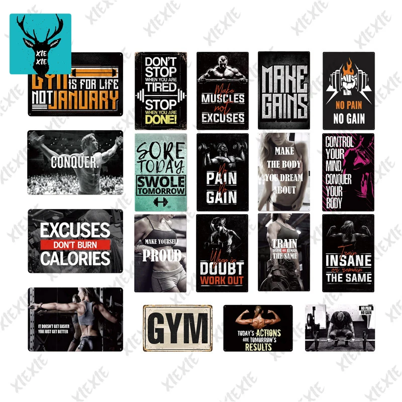 Workout Gym Retro Sign Metal Muscle Man Poster Plaque Metal Work Out Wall Decor For Man Cave Gym Tin Sign Decorative Plate
Workout Gym Retro Sign Metal Muscle Man Poster Plaque Metal Work Out Wall Decor For Man Cave Gym Tin Sign Decorative Plate