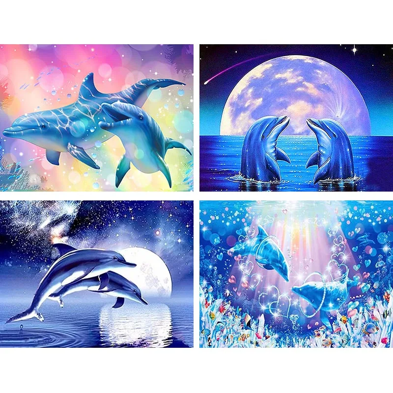 Full Kits 5D DIY Diamond Painting Dolphins In Love Diamond Embroidery Ocean Animal Rhinestone Home Decor Sewing Gift Craft O52
Full Kits 5D DIY Diamond Painting Dolphins In Love Diamond Embroidery Ocean Animal Rhinestone Home Decor Sewing Gift Craft O52