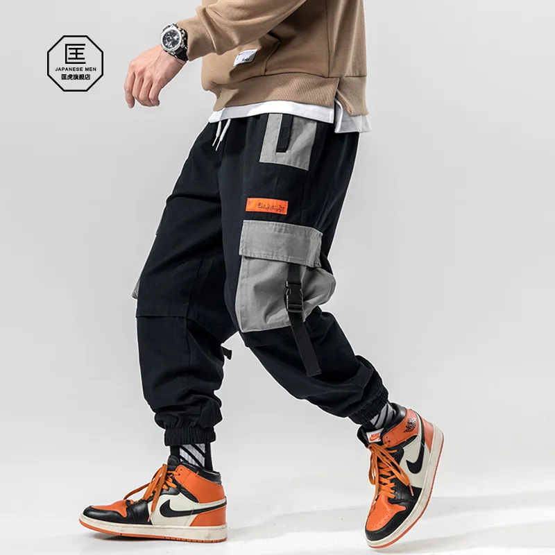 Pockets Cargo Pants Men Color Patchwork Casual Jogger Fashion Tactical Trousers Tide Harajuku Streetwear military
Pockets Cargo Pants Men Color Patchwork Casual Jogger Fashion Tactical Trousers Tide Harajuku Streetwear military