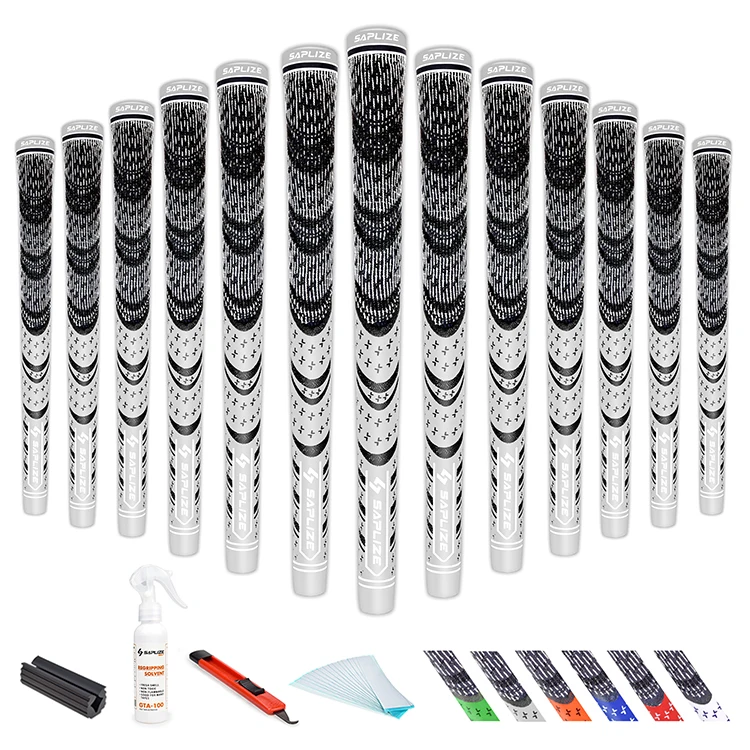 

New 13PCS Saplize CL03 Golf Grips with Regripping Kits Standard/Midsize 60R Full-Cord Rubber Non-slip Grips 13pcs/lot