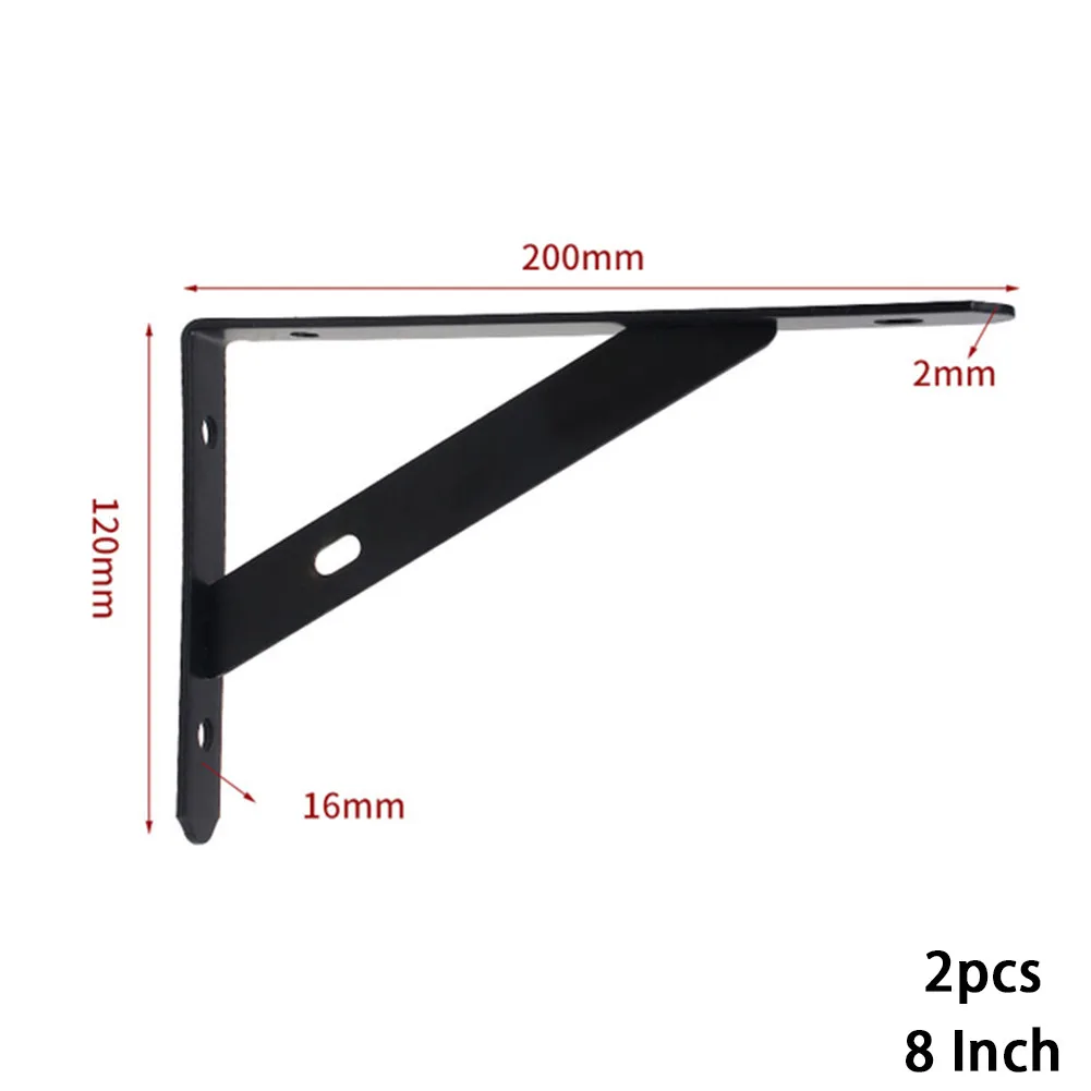 2pcs Metal Shelf Bracket L Shape Thickened Corner Brace Shelf Right Angle Bracket For Kitchen, Living Room, Bedroom
2pcs Metal Shelf Bracket L Shape Thickened Corner Brace Shelf Right Angle Bracket For Kitchen, Living Room, Bedroom