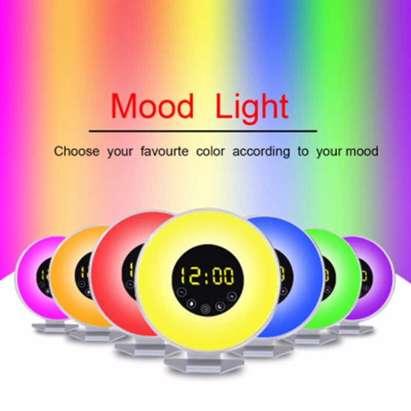 Сенсорный светильник будильника с цифровым будильником с цветными атмосферными прикроватными лампами для восхода солнца и захода солнца с...
Сенсорный светильник будильника с цифровым будильником с цветными атмосферными прикроватными лампами для восхода солнца и захода солнца с...