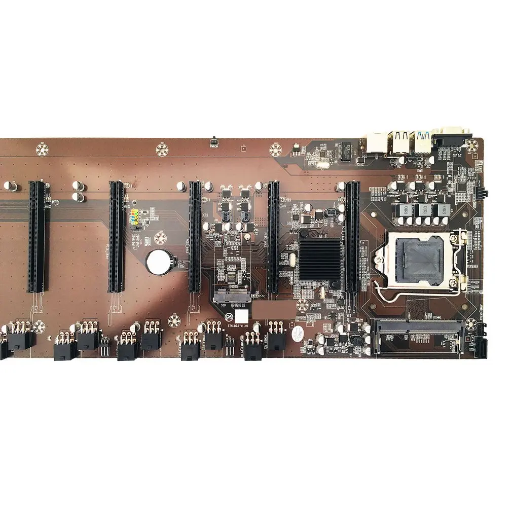 Mining Mainboard B75 BTC D8P Online Professional 8 Card 6 Mainboard 3 Generation Memory Support G3900 6789 Generation
Mining Mainboard B75 BTC D8P Online Professional 8 Card 6 Mainboard 3 Generation Memory Support G3900 6789 Generation