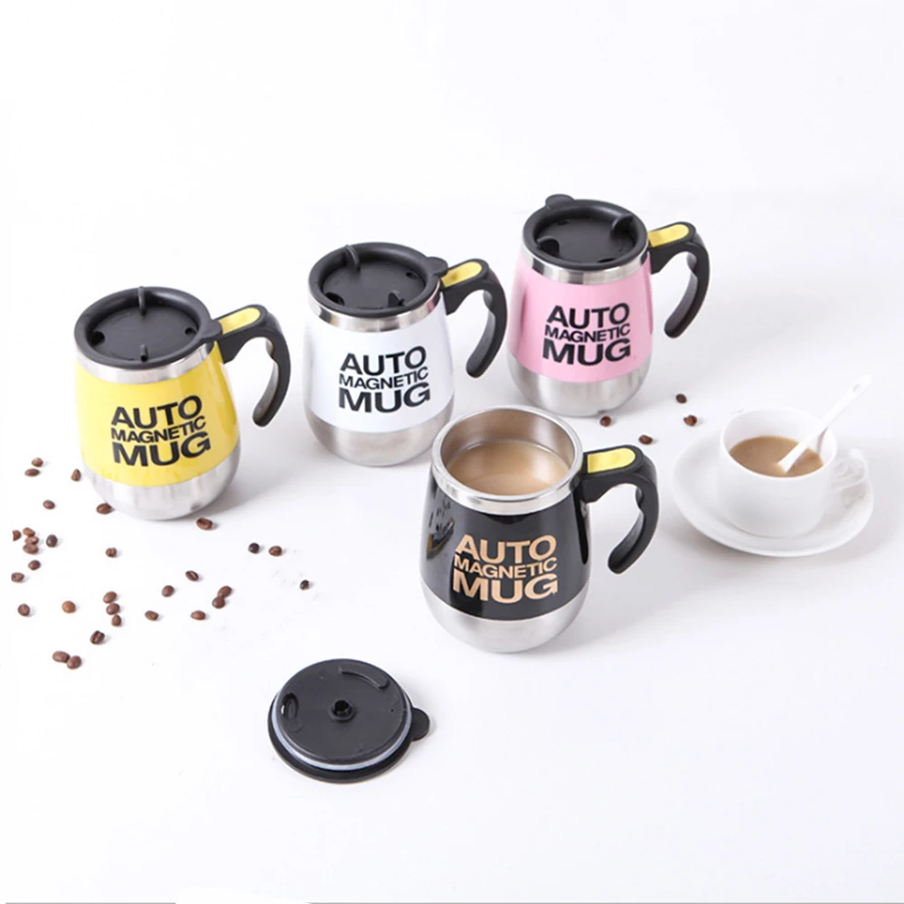 304 Stainless Steel Coffee Magnetic Self Stirring Automatic Mug Milk Mixing cup Blender Smart Shaker Coffee Thermal Cup
304 Stainless Steel Coffee Magnetic Self Stirring Automatic Mug Milk Mixing cup Blender Smart Shaker Coffee Thermal Cup