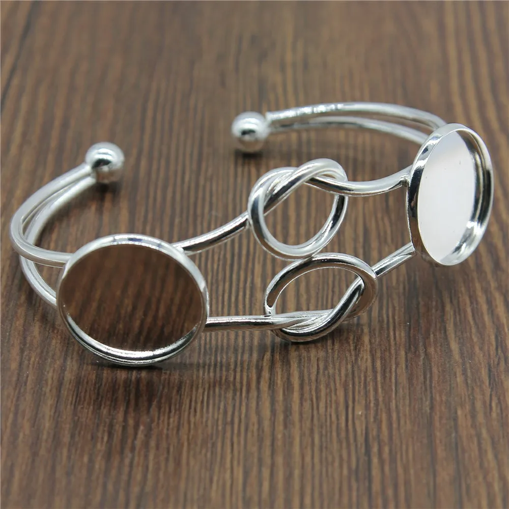 1pcs/lot 2 Colors Fit 20mm Glass Cabochons New Style Knot Adjustable Bangle Base Blank Bezel Jewelry Making
1pcs/lot 2 Colors Fit 20mm Glass Cabochons New Style Knot Adjustable Bangle Base Blank Bezel Jewelry Making