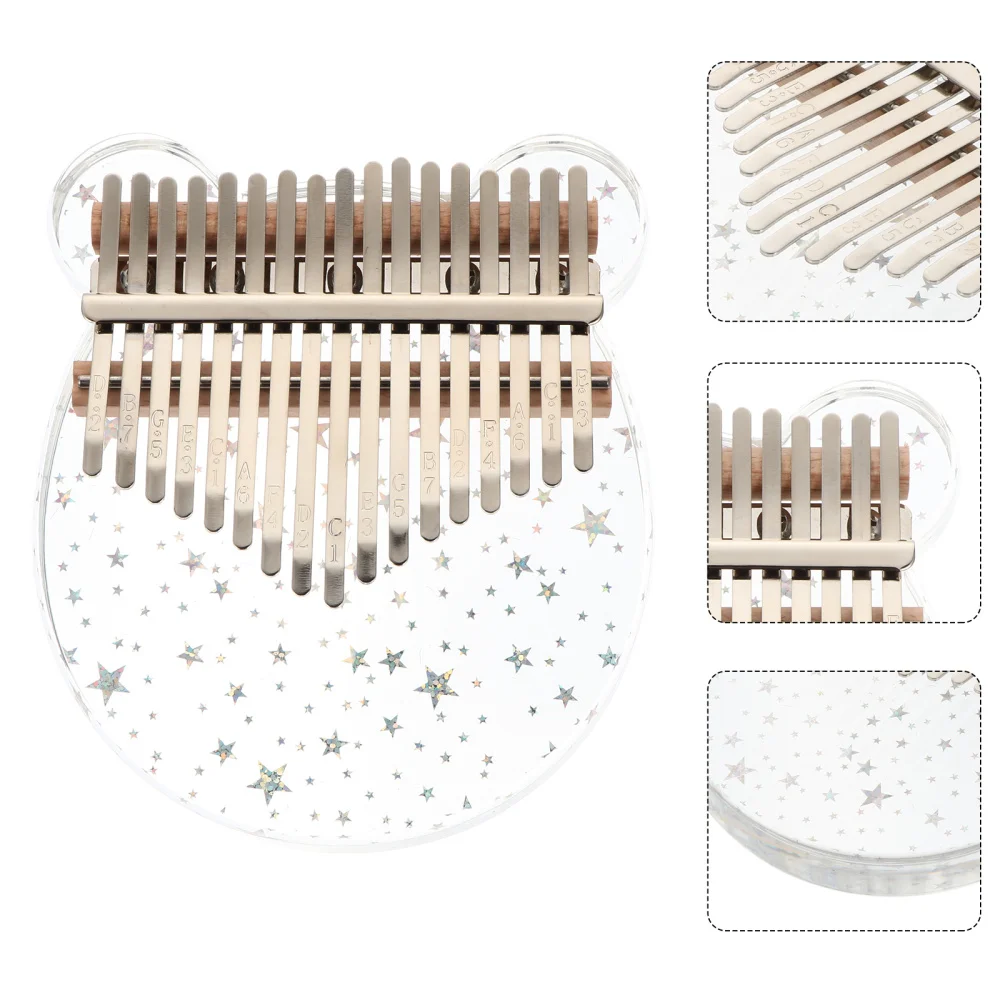 1PC Mini Kalimba Thumb Piano Beginner Crystal Glass Finger Kalimba Piano 
1PC Mini Kalimba Thumb Piano Beginner Crystal Glass Finger Kalimba Piano