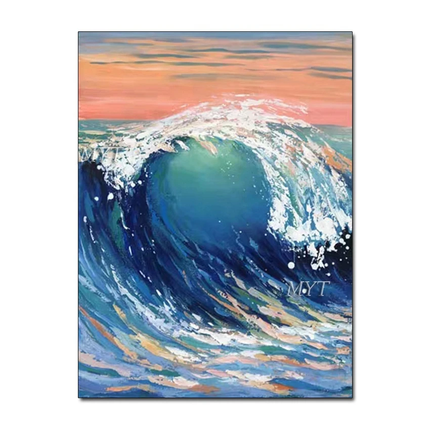 No Framed Hand Painted Abstract Sea Wave Art Wall 00% Hand-Painted Oil Painting On Canvas New Home Decor Piece Paintings Art Fo
No Framed Hand Painted Abstract Sea Wave Art Wall 00% Hand-Painted Oil Painting On Canvas New Home Decor Piece Paintings Art Fo