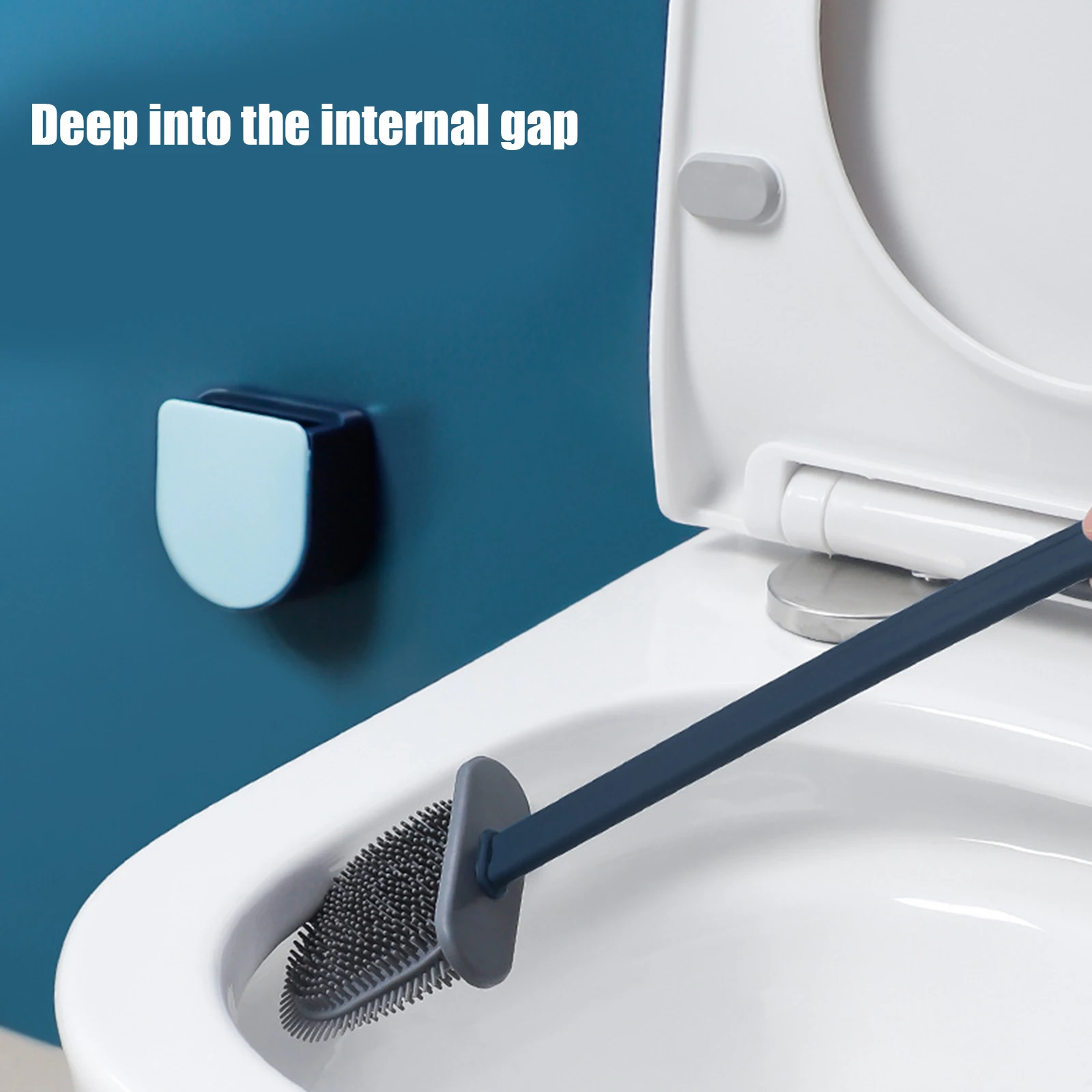 Toilet Bowl Brush and Holder Set Silicone Toilet Cleaning Brush Cleaning Supplies For Bathroom E7
Toilet Bowl Brush and Holder Set Silicone Toilet Cleaning Brush Cleaning Supplies For Bathroom E7