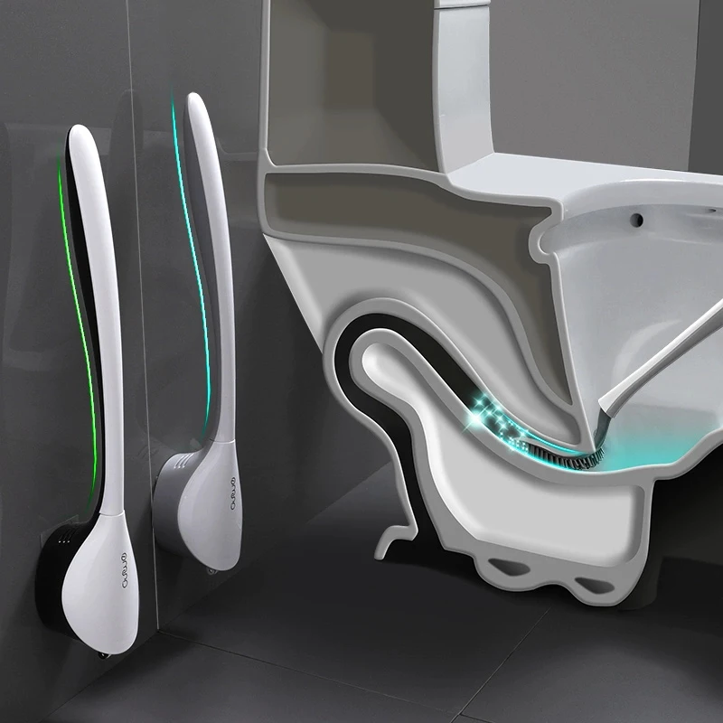 2022 TPR Silicone Toilet Brush Head Holder Wall-mounted Soft Cleaning Brush Household Floor Cleaning Tool Bathroom Accessories
2022 TPR Silicone Toilet Brush Head Holder Wall-mounted Soft Cleaning Brush Household Floor Cleaning Tool Bathroom Accessories