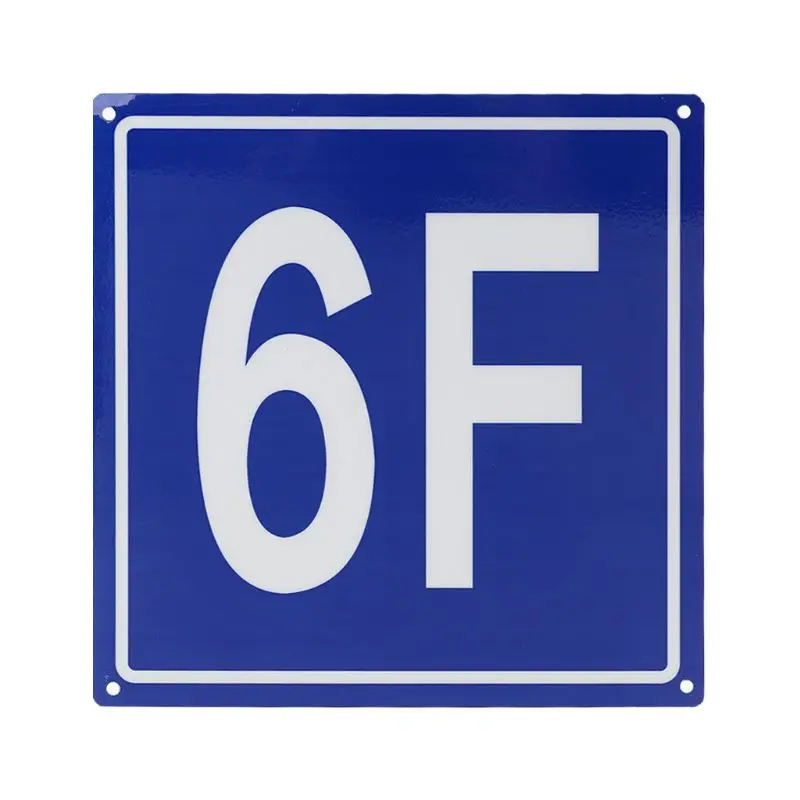 Floor Number Signs Aluminum Signs for 1F to 10F for School Office Hotel Hospital Y51A
Floor Number Signs Aluminum Signs for 1F to 10F for School Office Hotel Hospital Y51A