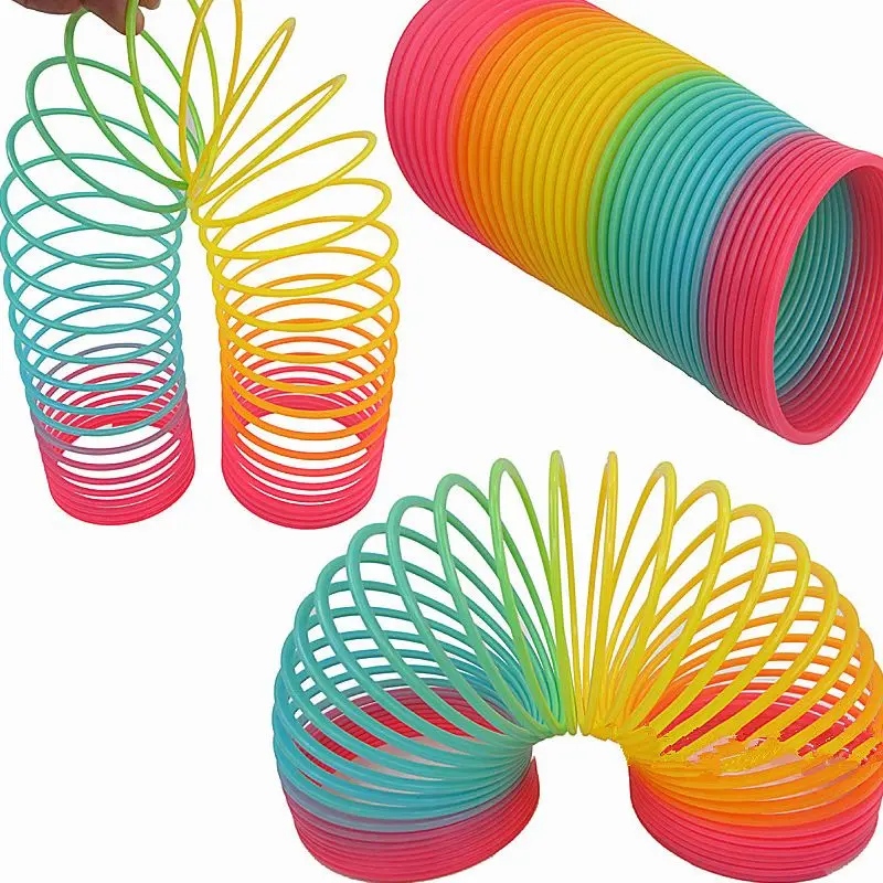 1pcs Rainbow Circle Funny Toys Early Educational Folding Plastic Spring Coil Children's Creative Magical Toys
1pcs Rainbow Circle Funny Toys Early Educational Folding Plastic Spring Coil Children's Creative Magical Toys