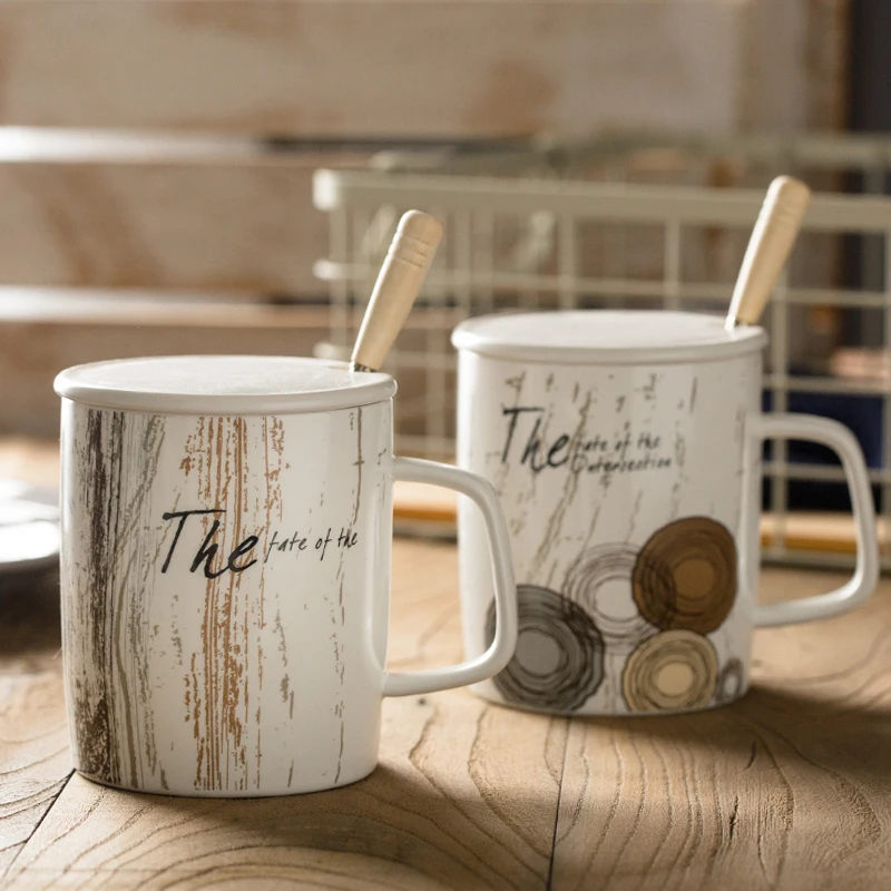 Modern Creative Mug Handle Ceramic Simple Frineds Nordic Milk Mug Coffee Water with Lid Spoon Tazas De Cafe Tea Cup Set AD50MC
Modern Creative Mug Handle Ceramic Simple Frineds Nordic Milk Mug Coffee Water with Lid Spoon Tazas De Cafe Tea Cup Set AD50MC