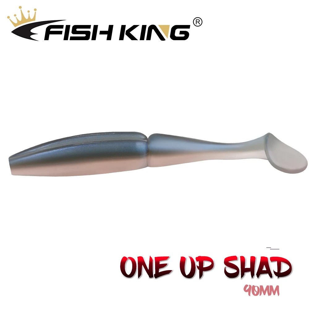 FISH KING One Up Shad Fishing Lure 90mm/7g Soft Baits Silicone Wobbler Bass Bait Artificial Fishing soft Lure Leurre Souple
FISH KING One Up Shad Fishing Lure 90mm/7g Soft Baits Silicone Wobbler Bass Bait Artificial Fishing soft Lure Leurre Souple