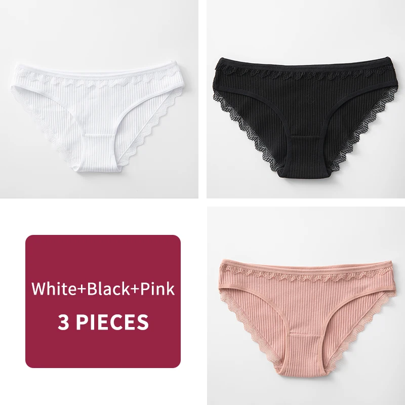 3PCS/lot Cotton Panties Women Comfortable Underwear Sexy Low-Rise Underpants Female Lingerie Big Size Ladies Briefs Underwears
3PCS/lot Cotton Panties Women Comfortable Underwear Sexy Low-Rise Underpants Female Lingerie Big Size Ladies Briefs Underwears