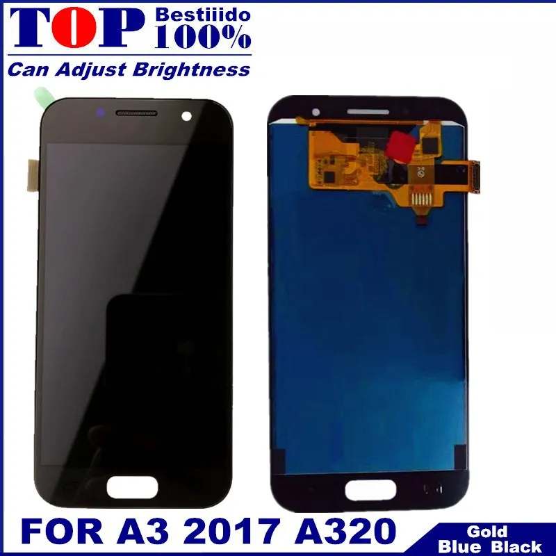A320 Замена ЖК для Samsung Galaxy A3 2017 телефонов A320M A320F дисплей с кодирующий