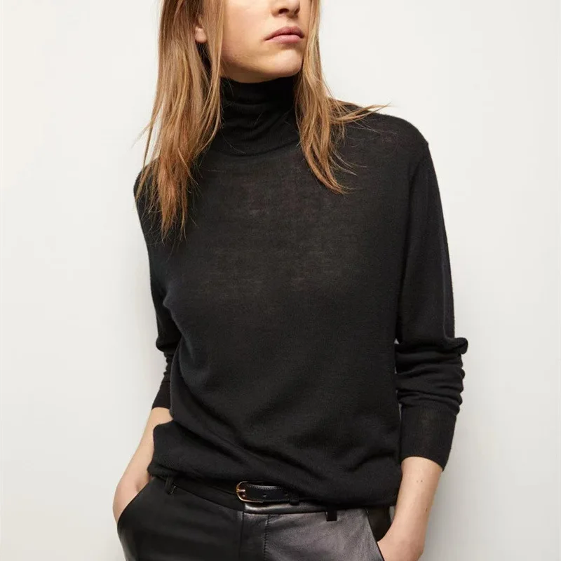 2021 Autumn and Winter Cashmere Sweater Pullover Base Sweater Knitted Inner Sweater
2021 Autumn and Winter Cashmere Sweater Pullover Base Sweater Knitted Inner Sweater