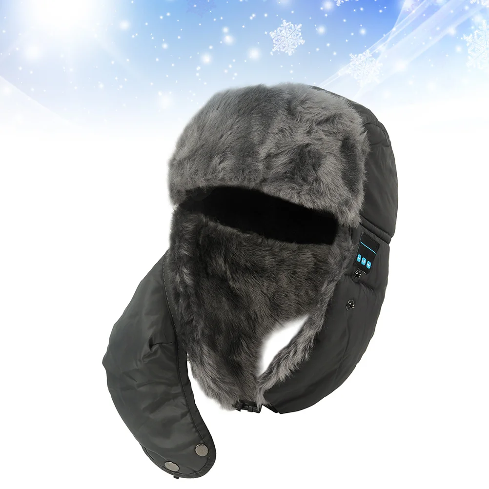 Winter Thicken Ski Hat with Ear Flaps Warm Headphone Hat Outdoor Adjustable Wireless Hands-free for Men
Winter Thicken Ski Hat with Ear Flaps Warm Headphone Hat Outdoor Adjustable Wireless Hands-free for Men