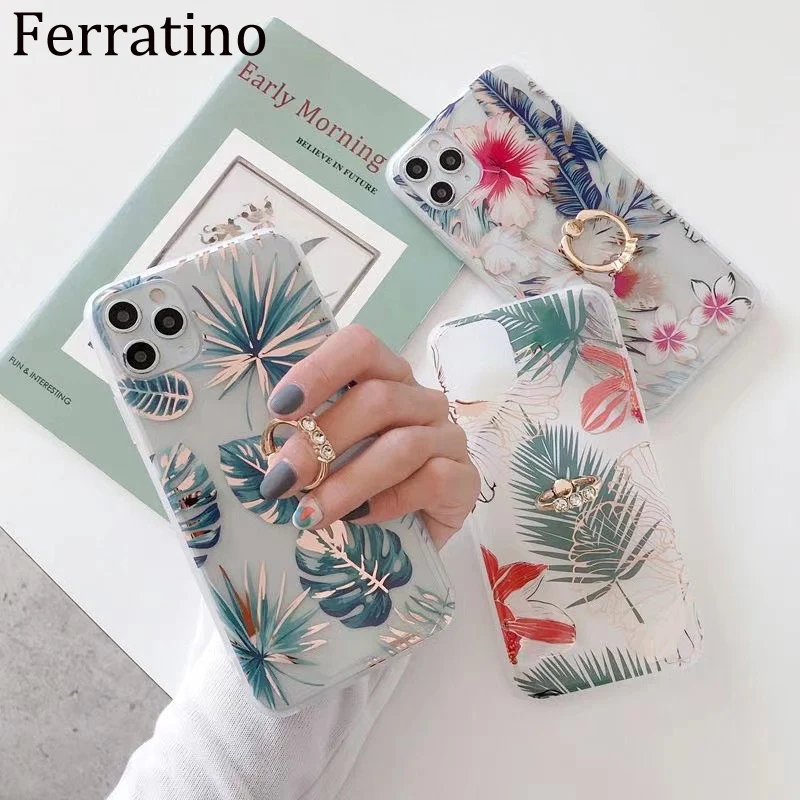 Electroplated Leaf Flower Ring Stand Phone Case For iPhone 12 11 Pro Max 12 Mini XR X XS Max 7 8 Plus Soft Clear Luxury Cover
Electroplated Leaf Flower Ring Stand Phone Case For iPhone 12 11 Pro Max 12 Mini XR X XS Max 7 8 Plus Soft Clear Luxury Cover