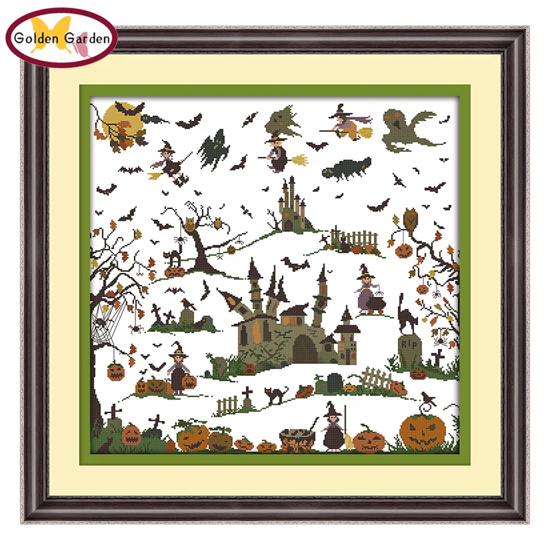 GG The Witch Castle Counted Cross Stitch Joy Sunday Cartoon Style DIY Embroidery Needlework Stamped Cross Stitch Kits for Kids
GG The Witch Castle Counted Cross Stitch Joy Sunday Cartoon Style DIY Embroidery Needlework Stamped Cross Stitch Kits for Kids