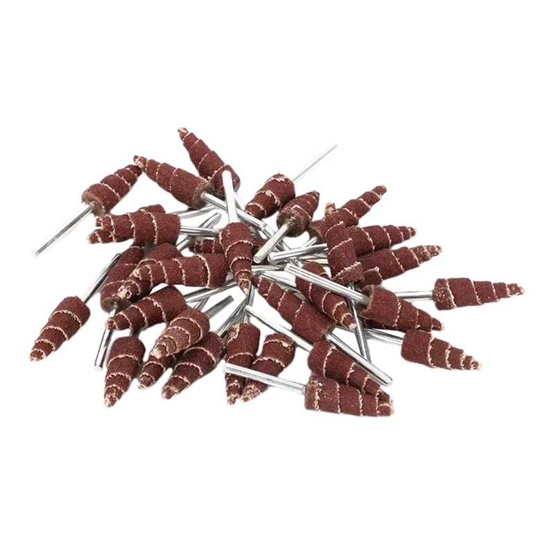 100Pcs Cone Shape Abrasive Flap Sanding Wheel Grinding Head Rotary Tool for Grinding and Polishing on Surface Side Face3 x 10mm
100Pcs Cone Shape Abrasive Flap Sanding Wheel Grinding Head Rotary Tool for Grinding and Polishing on Surface Side Face3 x 10mm