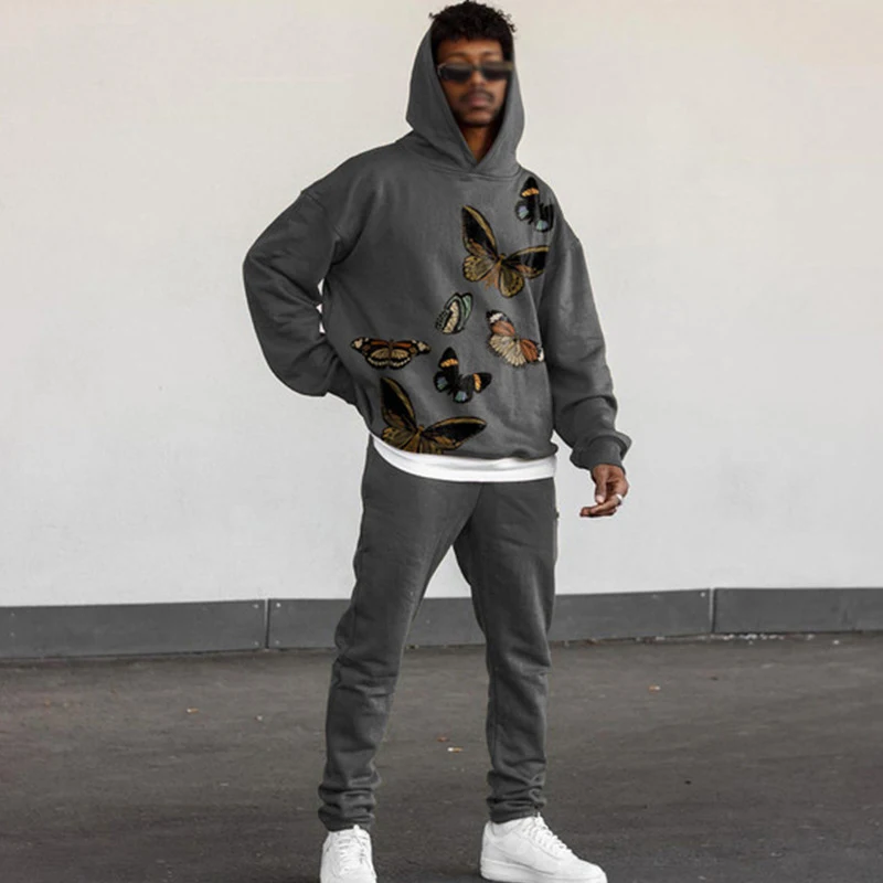 Casual Abstract Print Outfits Men Fashion Pocket Hoodies Sweatshirts And Sweatpants Autumn Winter Mens Two Piece Set Tracksuit
Casual Abstract Print Outfits Men Fashion Pocket Hoodies Sweatshirts And Sweatpants Autumn Winter Mens Two Piece Set Tracksuit