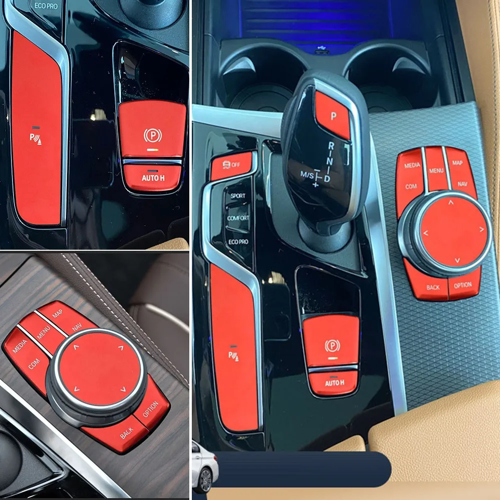 11 Pcs Car Center Console Gear Shift Multimedia Cover Trim Aluminum Alloy Red Sticker Interior Accessories For BMW X3 X4
11 Pcs Car Center Console Gear Shift Multimedia Cover Trim Aluminum Alloy Red Sticker Interior Accessories For BMW X3 X4