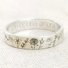 Vintage Bohemian Simplicity Wildflowers Floral Daisy Carved Flower Ring for Women Men Delicate Handmade Ring for Female Gift