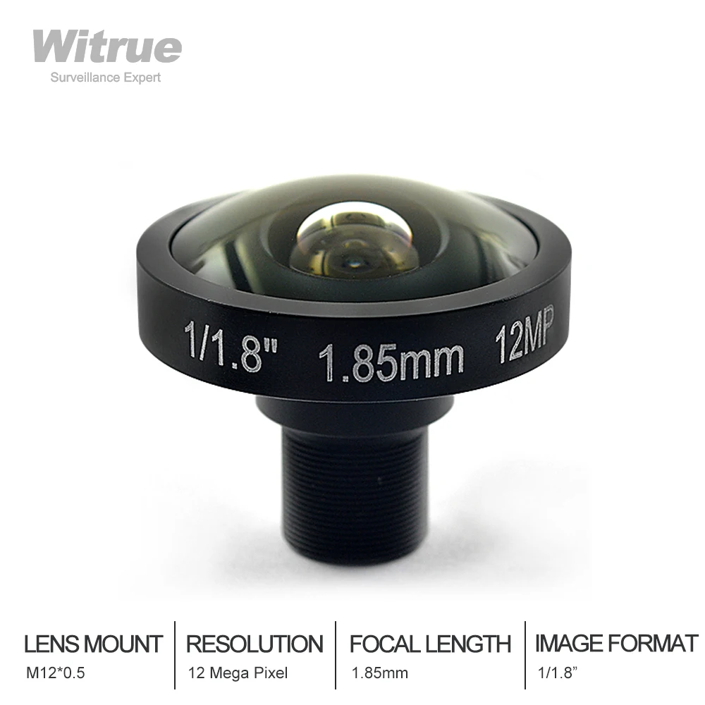 4K 12Megapixel Fisheye CCTV Lens 1.85mm 1/1.8 Inch 185 Degree M12 Mount Lens For IMX226 Sensor Ultra 4K CCTV Camera
4K 12Megapixel Fisheye CCTV Lens 1.85mm 1/1.8 Inch 185 Degree M12 Mount Lens For IMX226 Sensor Ultra 4K CCTV Camera