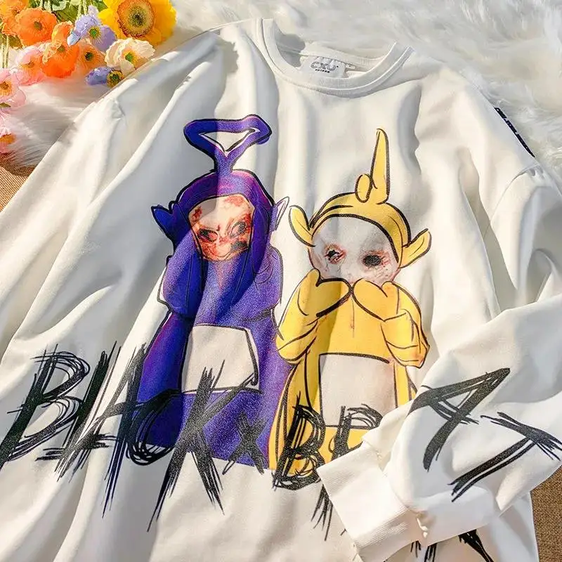 Streetwear Super Cute Cartoon Sweatshirt Women Kawaii Clothes for Teens Sweet Girl Punk Goth Casual Tops Autumn Pullovers Ins
Streetwear Super Cute Cartoon Sweatshirt Women Kawaii Clothes for Teens Sweet Girl Punk Goth Casual Tops Autumn Pullovers Ins