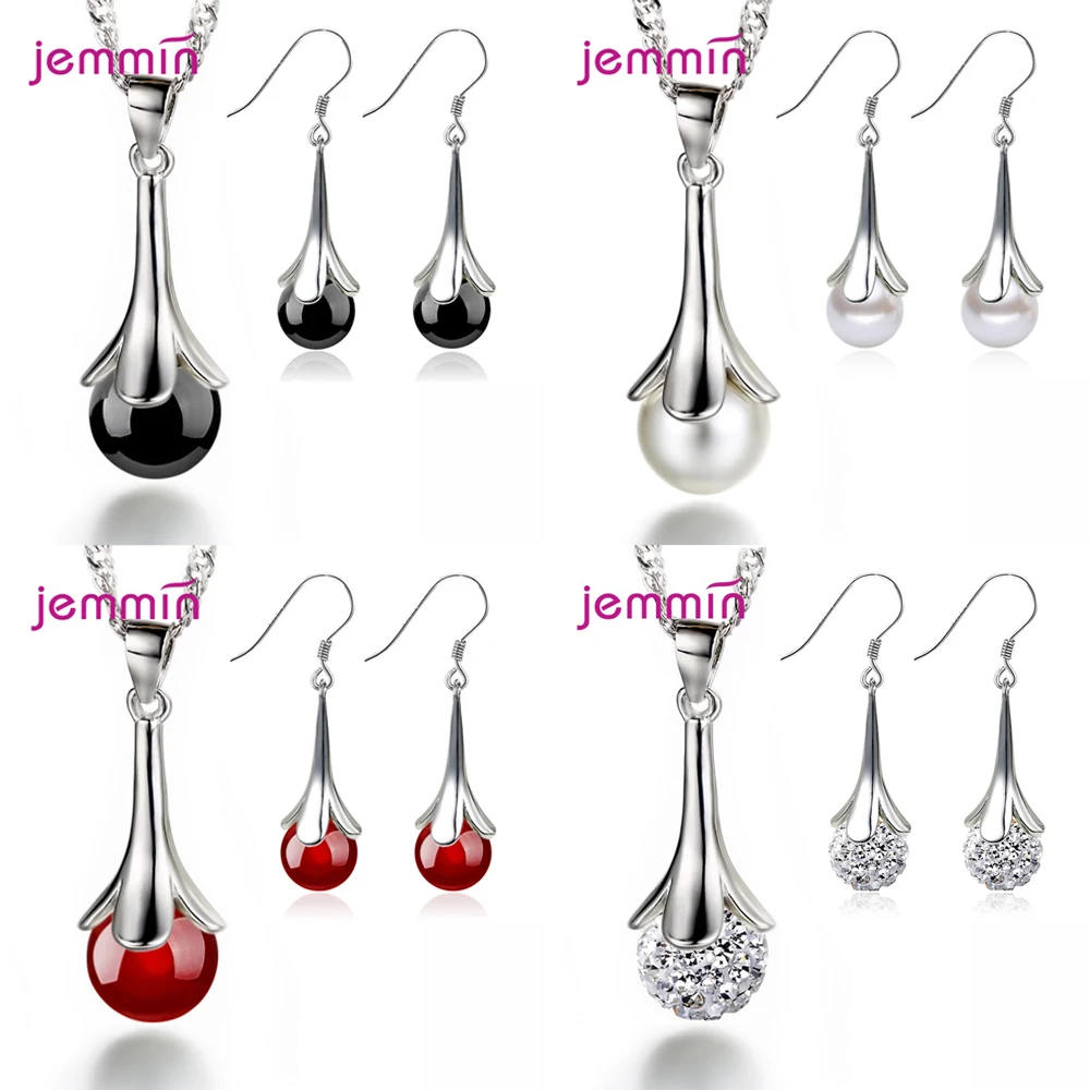 Fashion Jewelry Set For Women Lucky Leaf Design Pendant Necklace Hoop Earrings 925 Sterling Silver CZ Crystal Female Party
Fashion Jewelry Set For Women Lucky Leaf Design Pendant Necklace Hoop Earrings 925 Sterling Silver CZ Crystal Female Party