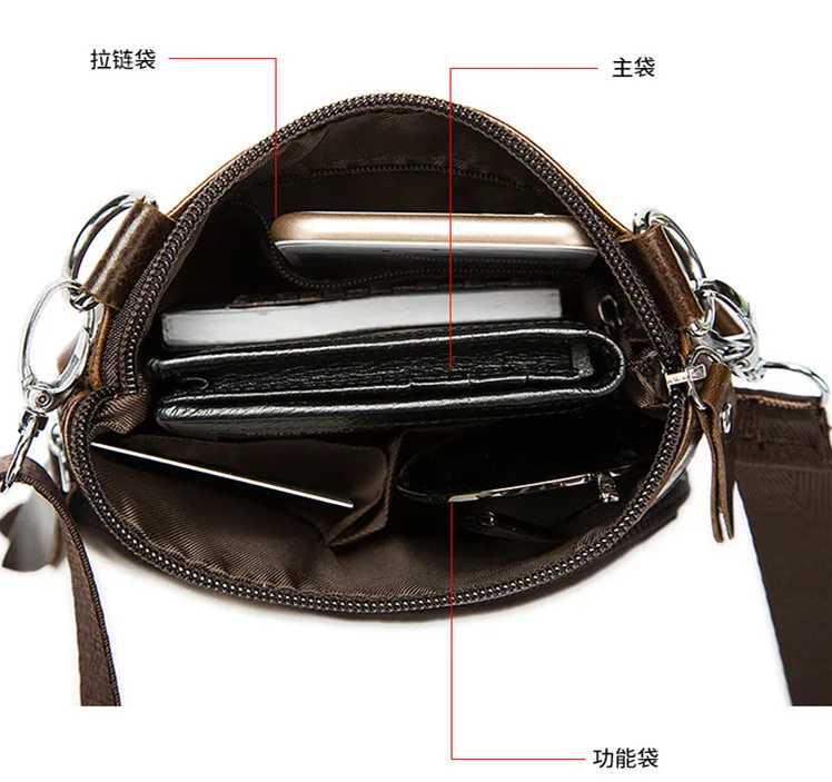 Genuine Leather Men Bags Small Shoulder Crossbody Bag for Men Everyday Casual Travel Messenger Bag Handbag
Genuine Leather Men Bags Small Shoulder Crossbody Bag for Men Everyday Casual Travel Messenger Bag Handbag