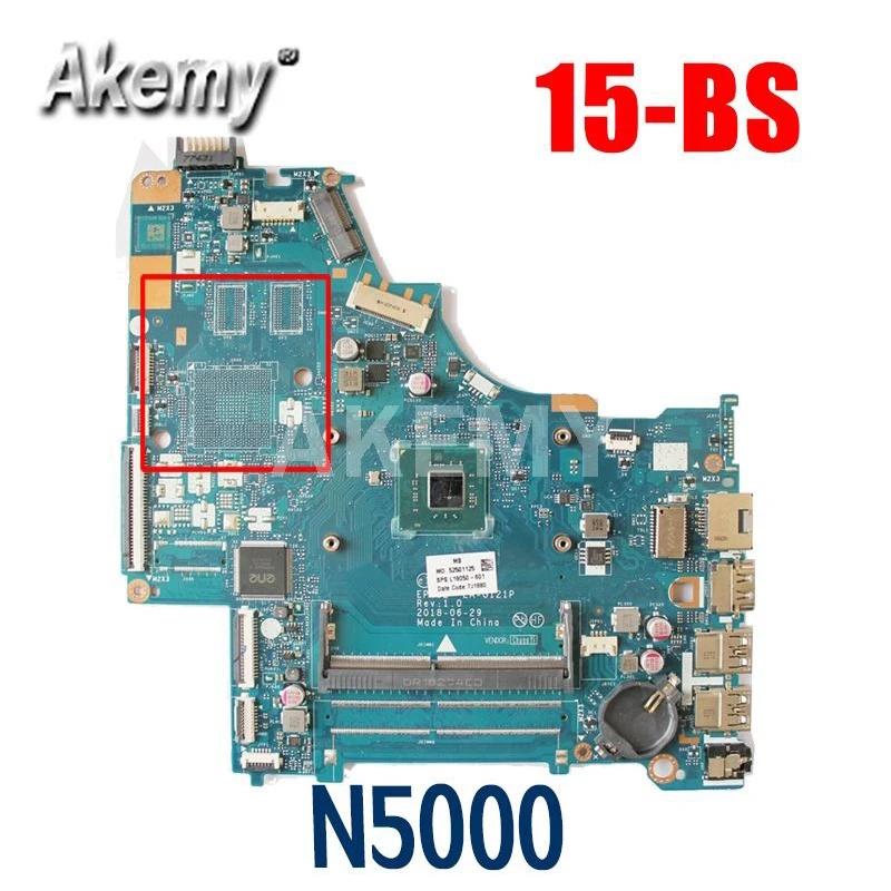 N5000 CPU L19050-601 For Hp 15-BS Laptop Motherboard With SR3RZ Pentium EPG52 LA-G121P DDR4 MB 100% Tested OK
N5000 CPU L19050-601 For Hp 15-BS Laptop Motherboard With SR3RZ Pentium EPG52 LA-G121P DDR4 MB 100% Tested OK