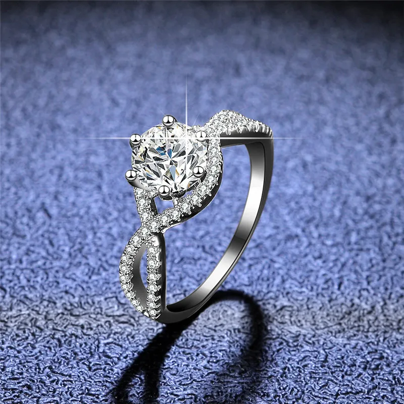 Silver Platinum 1 Carat Excellent Cut Diamond Test Passed D Color Good Clarity White Moissanite Ring Silver 925 Wedding Jewelry
Silver Platinum 1 Carat Excellent Cut Diamond Test Passed D Color Good Clarity White Moissanite Ring Silver 925 Wedding Jewelry