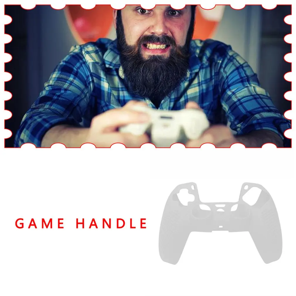 Handle Sleeve Silicone Case Dustproof Skin Protective Cover With Anti-slip Particles For PS5 Controller
Handle Sleeve Silicone Case Dustproof Skin Protective Cover With Anti-slip Particles For PS5 Controller