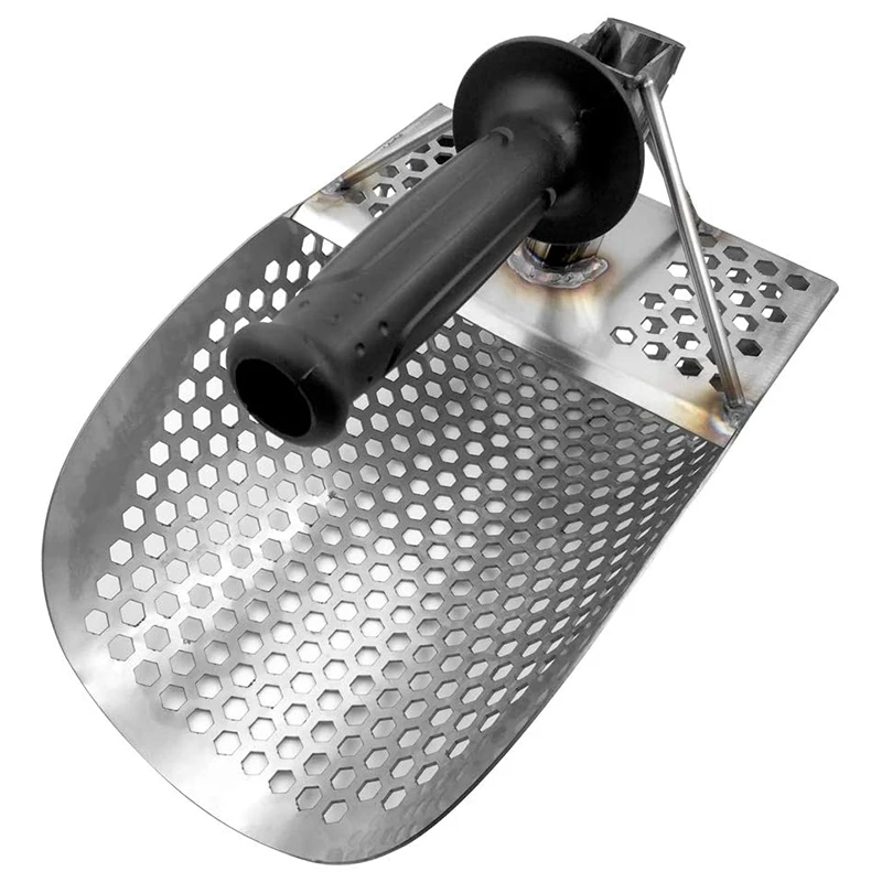 Beach Sand Scoop, Beach Sand Scoop with Handle Metal Detecting Tool Stainless Steel Detector Fast Sifting Metal Detector 
Beach Sand Scoop, Beach Sand Scoop with Handle Metal Detecting Tool Stainless Steel Detector Fast Sifting Metal Detector