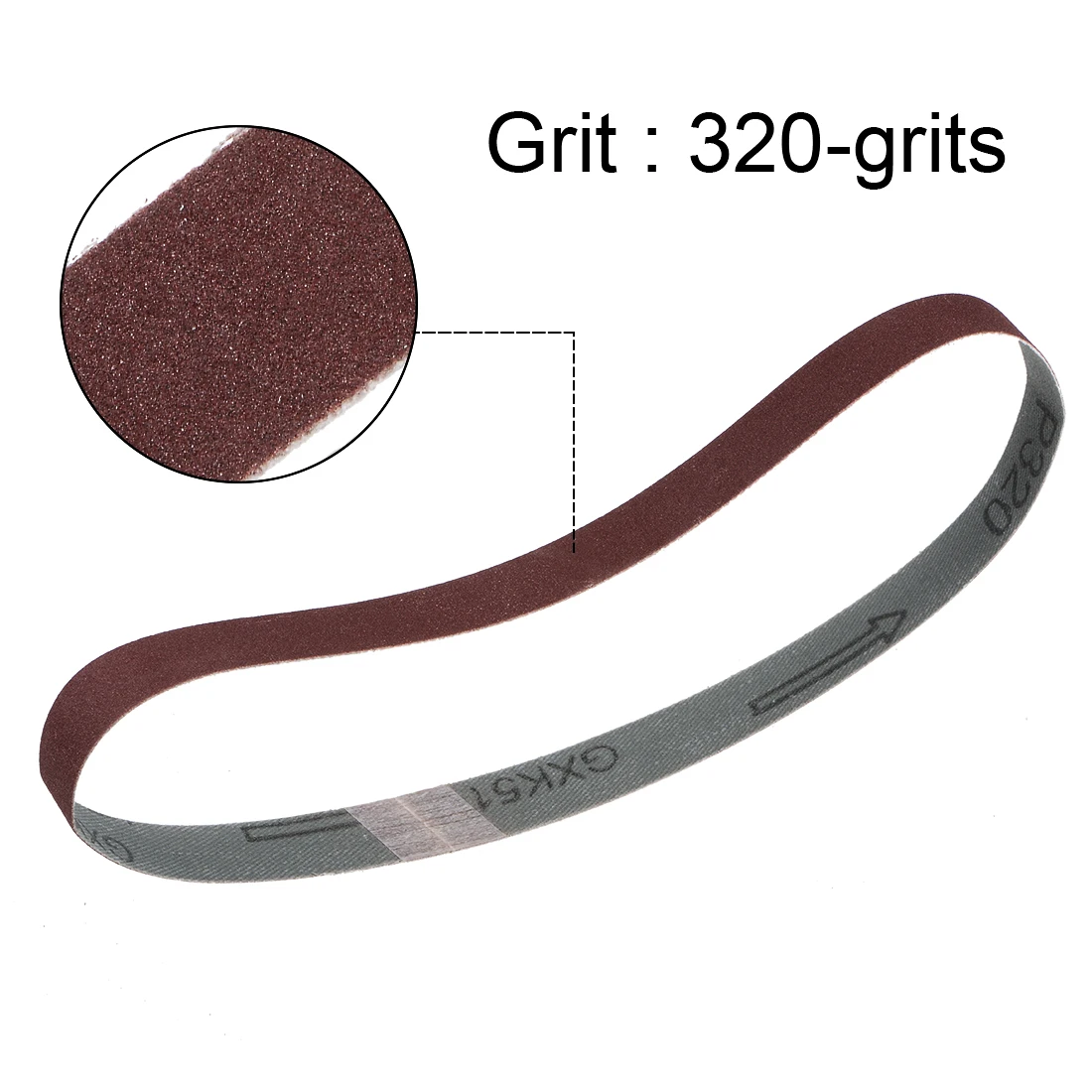 uxcell 4pcs 1/2-inch X 18-inch(15mm X 452mm) Sanding Belt 320 Grit Aluminum Oxide to wood, plastic, fiberglass steel etc.
uxcell 4pcs 1/2-inch X 18-inch(15mm X 452mm) Sanding Belt 320 Grit Aluminum Oxide to wood, plastic, fiberglass steel etc.