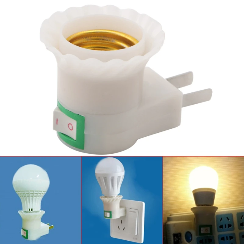 YYSD E27 Base To AC Power 110V 220V Lamp Bulb Socket Adapter Converter On OFF Switch
YYSD E27 Base To AC Power 110V 220V Lamp Bulb Socket Adapter Converter On OFF Switch